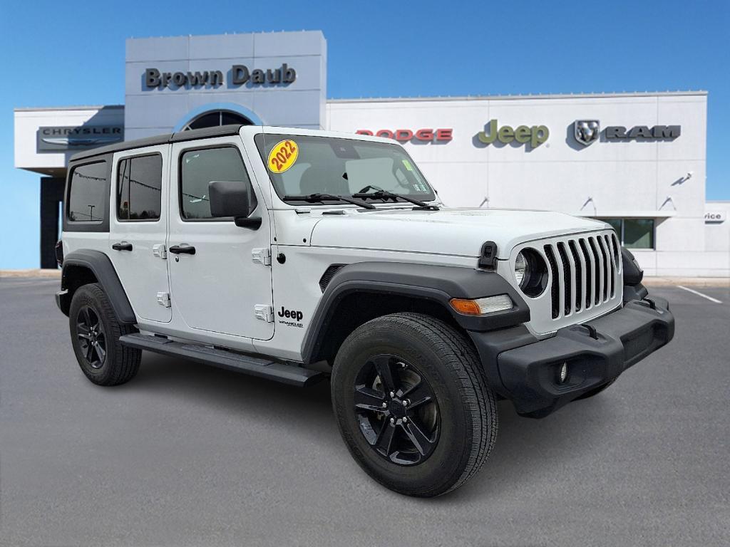 used 2022 Jeep Wrangler Unlimited car, priced at $29,592