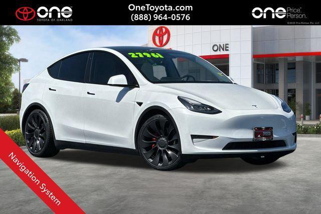 used 2020 Tesla Model Y car, priced at $27,562