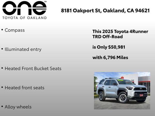 used 2025 Toyota 4Runner car, priced at $50,981