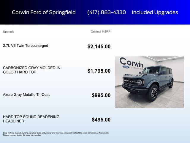 new 2025 Ford Bronco car, priced at $47,192