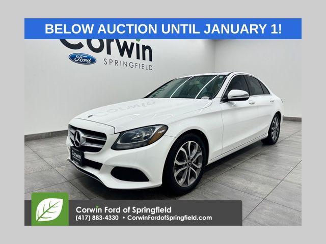 used 2018 Mercedes-Benz C-Class car, priced at $17,541
