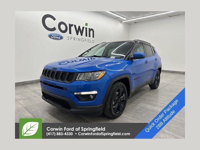 used 2021 Jeep Compass car, priced at $18,412
