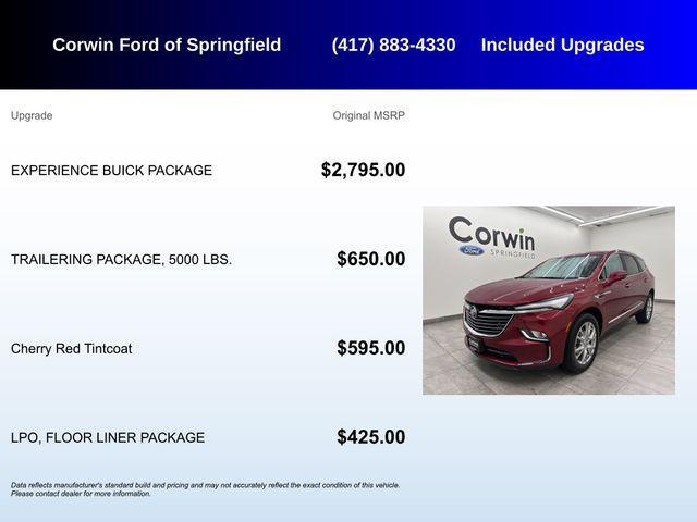 used 2023 Buick Enclave car, priced at $30,032