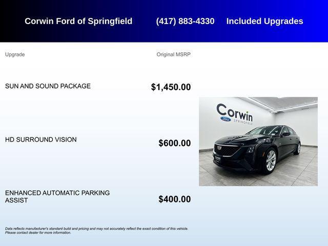 used 2025 Cadillac CT5 car, priced at $32,916