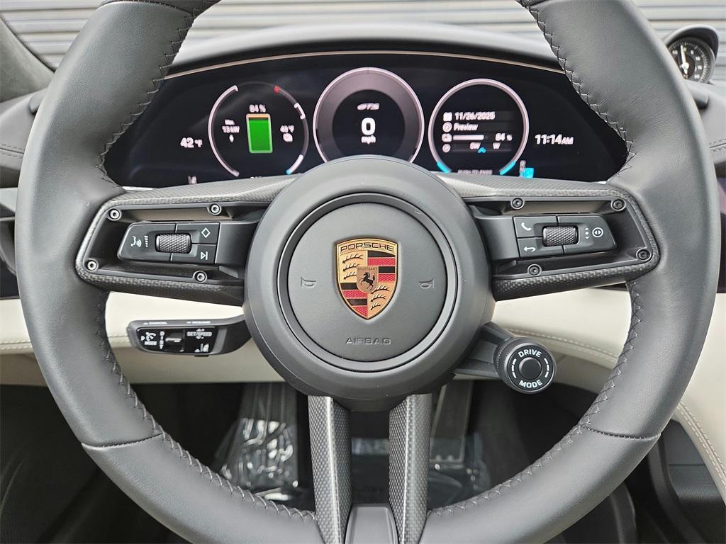 used 2025 Porsche Taycan car, priced at $156,000