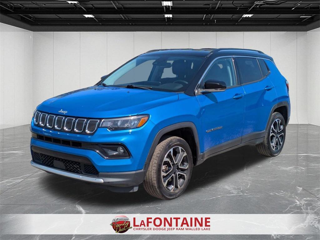 used 2022 Jeep Compass car, priced at $19,195