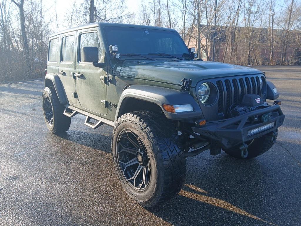 used 2021 Jeep Wrangler Unlimited car, priced at $31,595