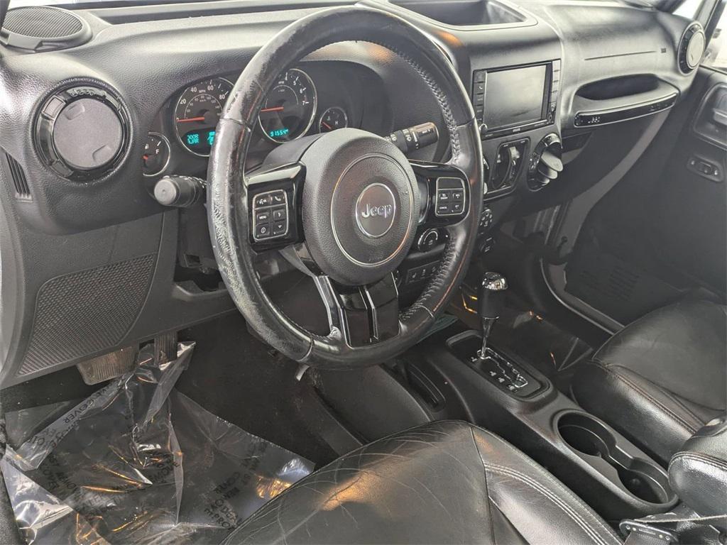 used 2015 Jeep Wrangler Unlimited car, priced at $17,095
