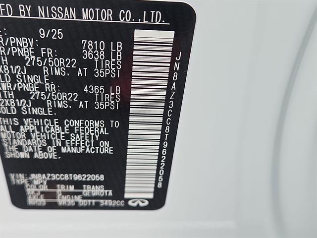 new 2026 INFINITI QX80 car, priced at $103,820