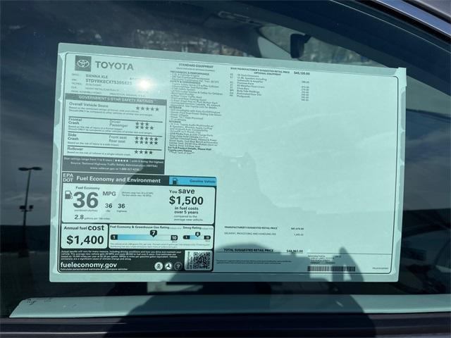 new 2026 Toyota Sienna car, priced at $48,965