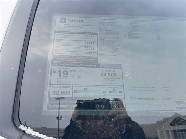 new 2026 Toyota Tundra car, priced at $55,281