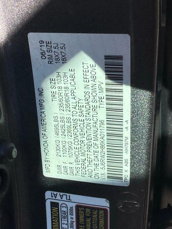 used 2019 Honda CR-V car, priced at $18,499