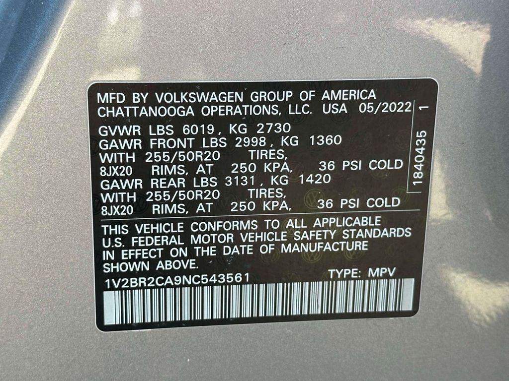 used 2022 Volkswagen Atlas car, priced at $25,991