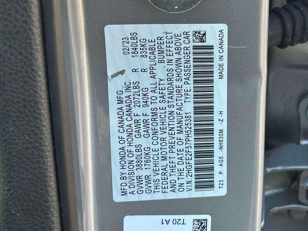 used 2023 Honda Civic car, priced at $21,891