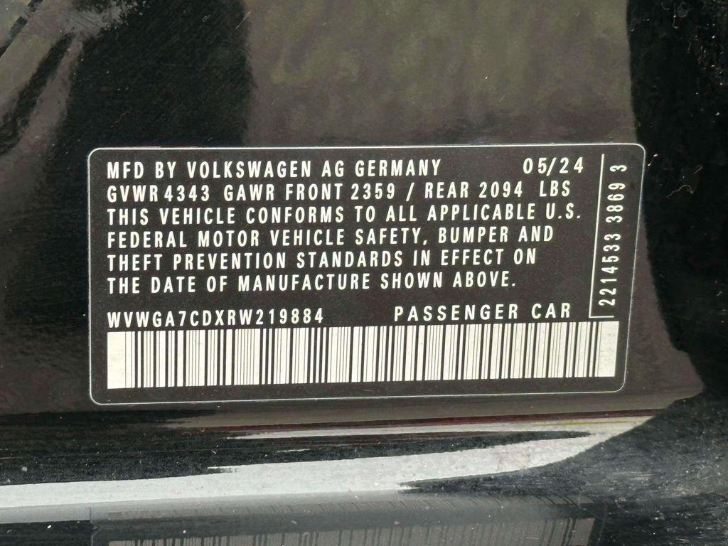 used 2024 Volkswagen Golf GTI car, priced at $22,995