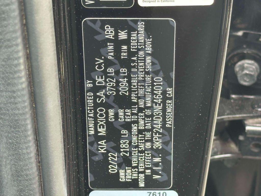 used 2022 Kia Forte car, priced at $13,491