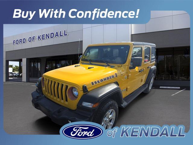used 2021 Jeep Wrangler Unlimited car, priced at $24,590