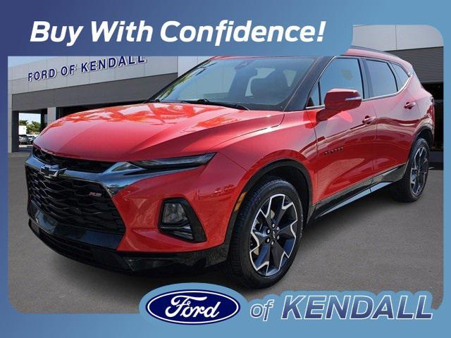 used 2022 Chevrolet Blazer car, priced at $28,590