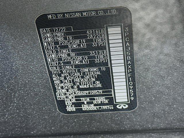 used 2023 INFINITI QX50 car, priced at $27,496