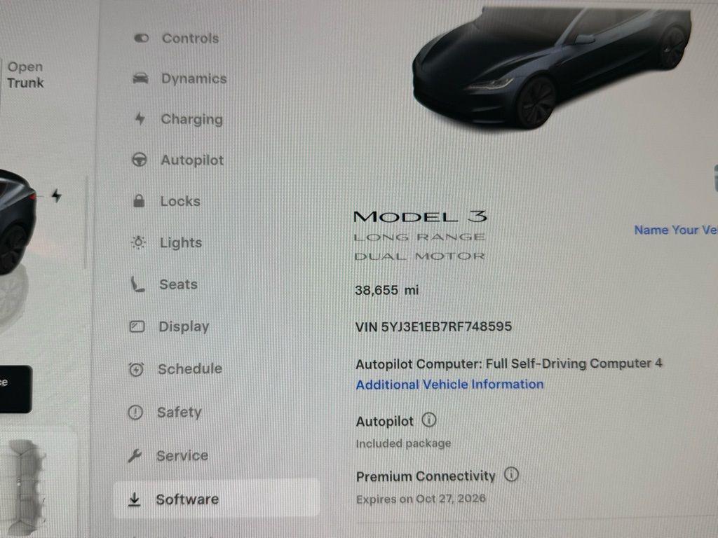 used 2024 Tesla Model 3 car, priced at $33,800