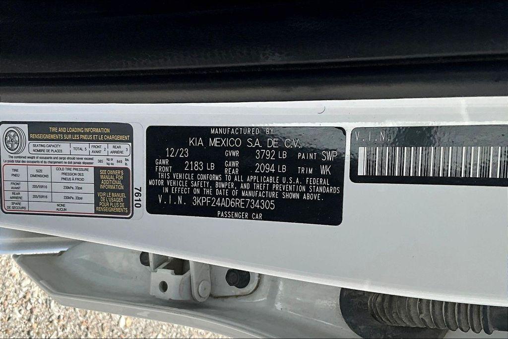 used 2024 Kia Forte car, priced at $18,799