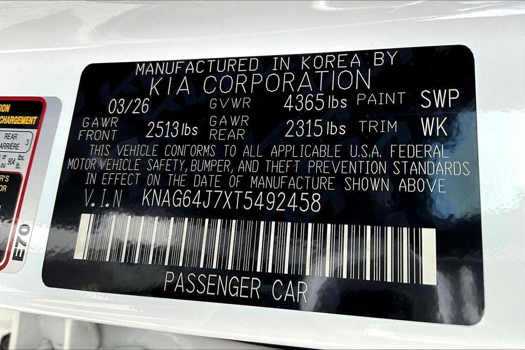 new 2026 Kia K5 car, priced at $30,878