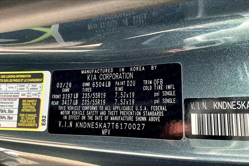 new 2026 Kia Carnival Hybrid car, priced at $56,830