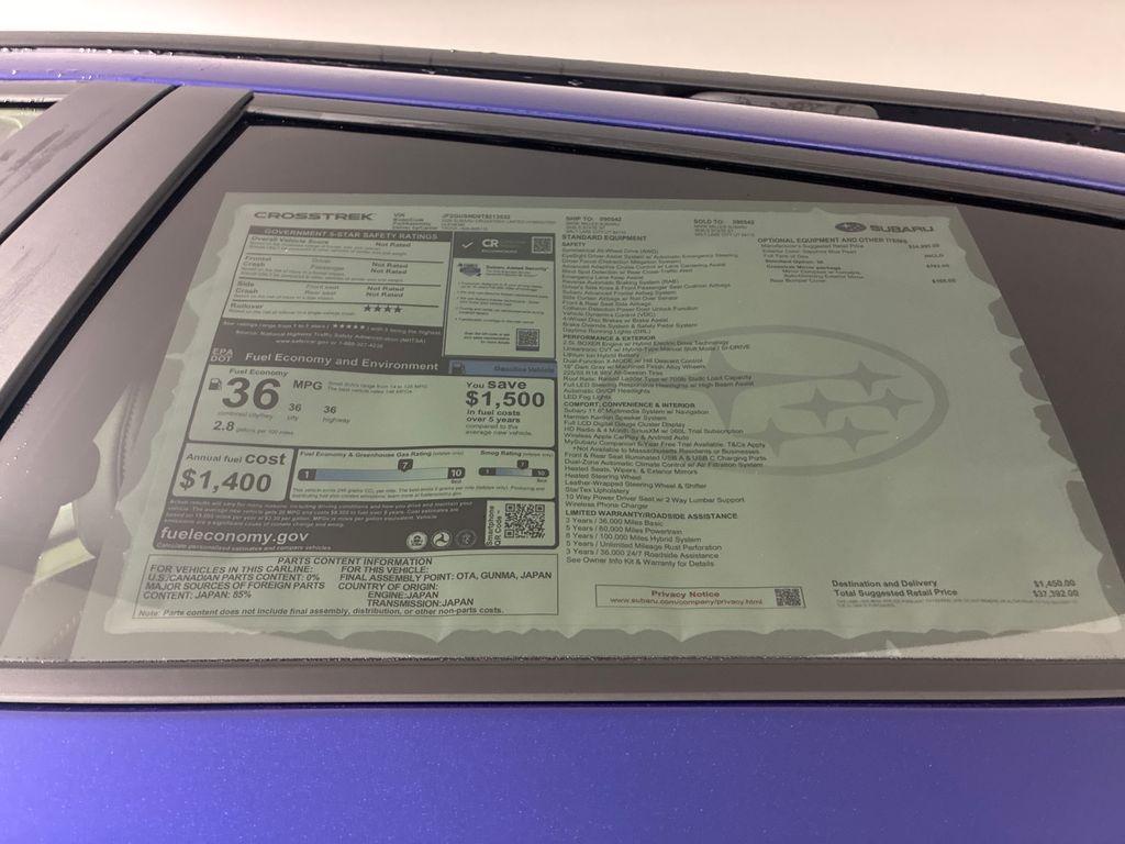 new 2026 Subaru Crosstrek car, priced at $37,392