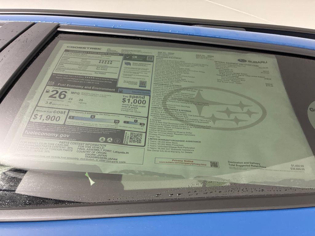 new 2026 Subaru Crosstrek car, priced at $37,507