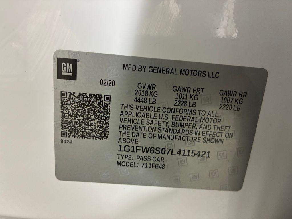 used 2020 Chevrolet Bolt EV car, priced at $8,929