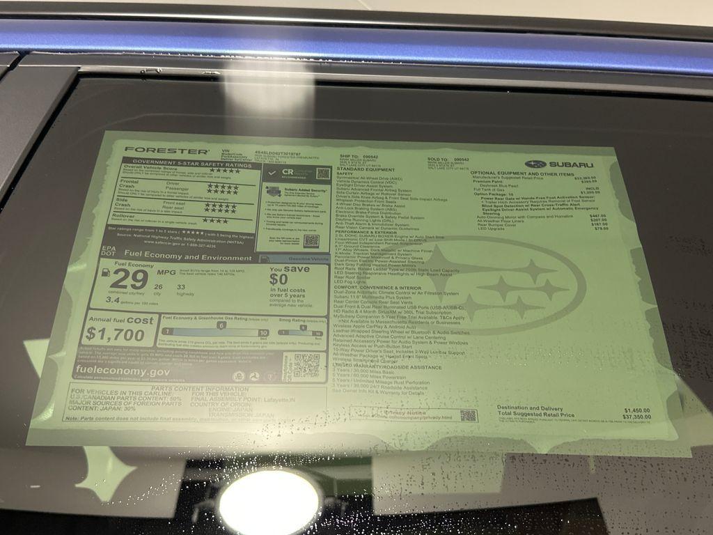 new 2026 Subaru Forester car, priced at $37,421