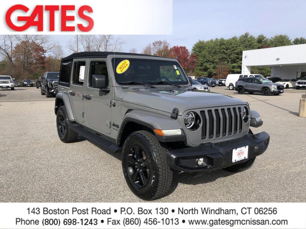 used 2022 Jeep Wrangler Unlimited car, priced at $31,500