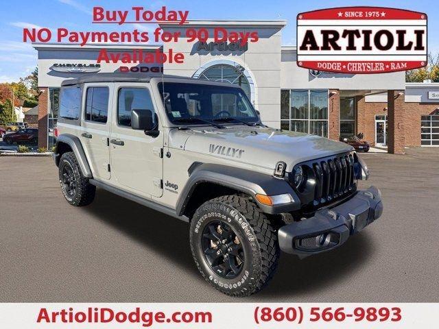 used 2022 Jeep Wrangler Unlimited car, priced at $30,998