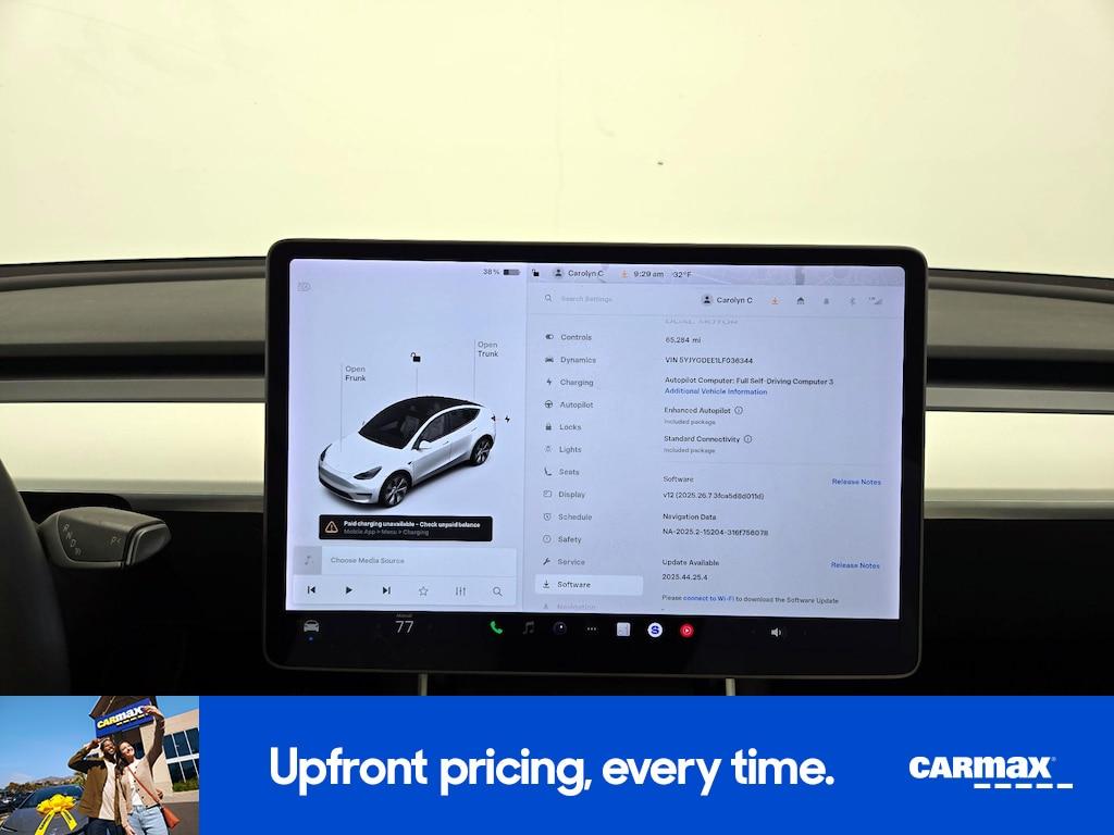 used 2020 Tesla Model Y car, priced at $24,998