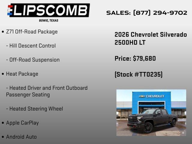 new 2026 Chevrolet Silverado 2500 car, priced at $74,499