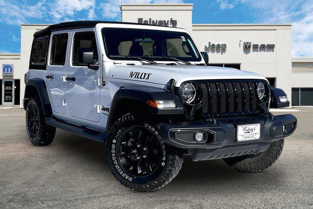 used 2021 Jeep Wrangler car, priced at $27,420