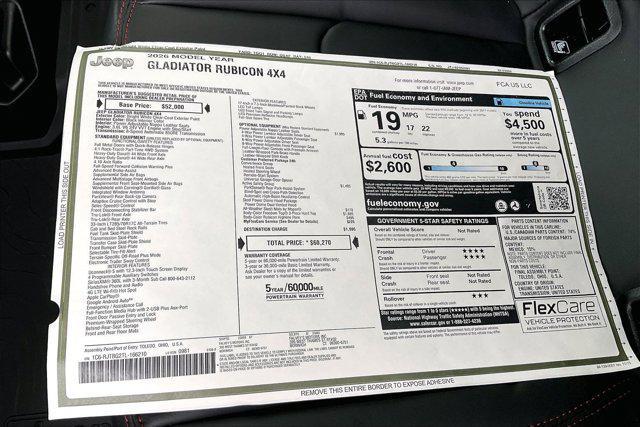 new 2026 Jeep Gladiator car, priced at $56,610