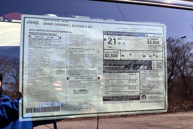new 2025 Jeep Grand Cherokee L car, priced at $42,642