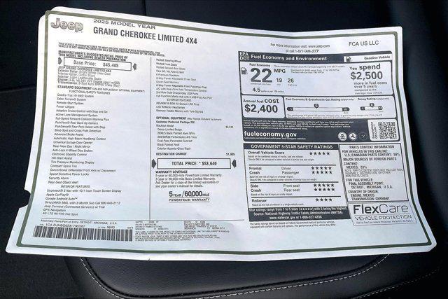 new 2025 Jeep Grand Cherokee car, priced at $48,638