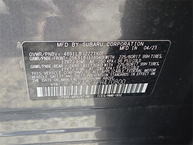 used 2023 Subaru Forester car, priced at $21,911