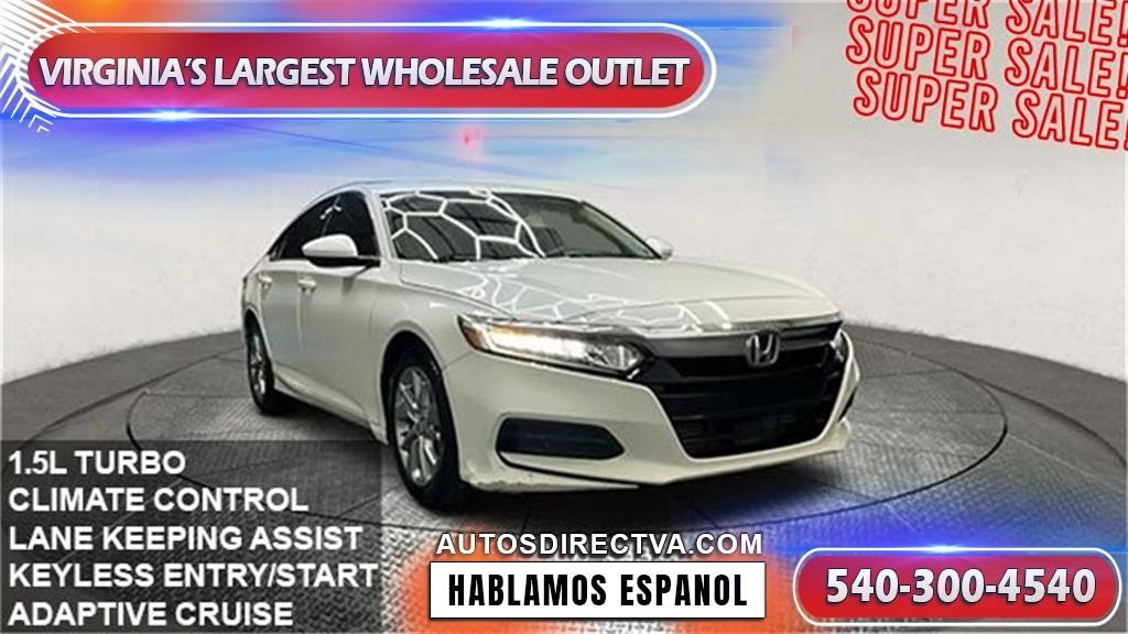 used 2020 Honda Accord car, priced at $18,595