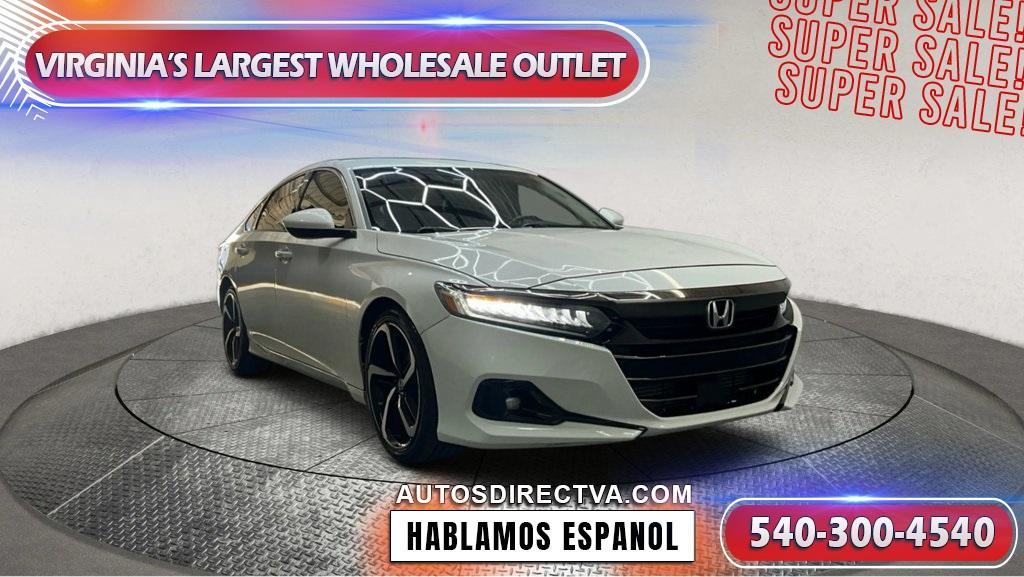used 2021 Honda Accord car, priced at $16,995