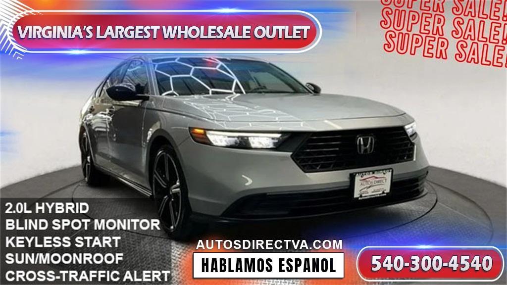 used 2024 Honda Accord Hybrid car, priced at $25,495