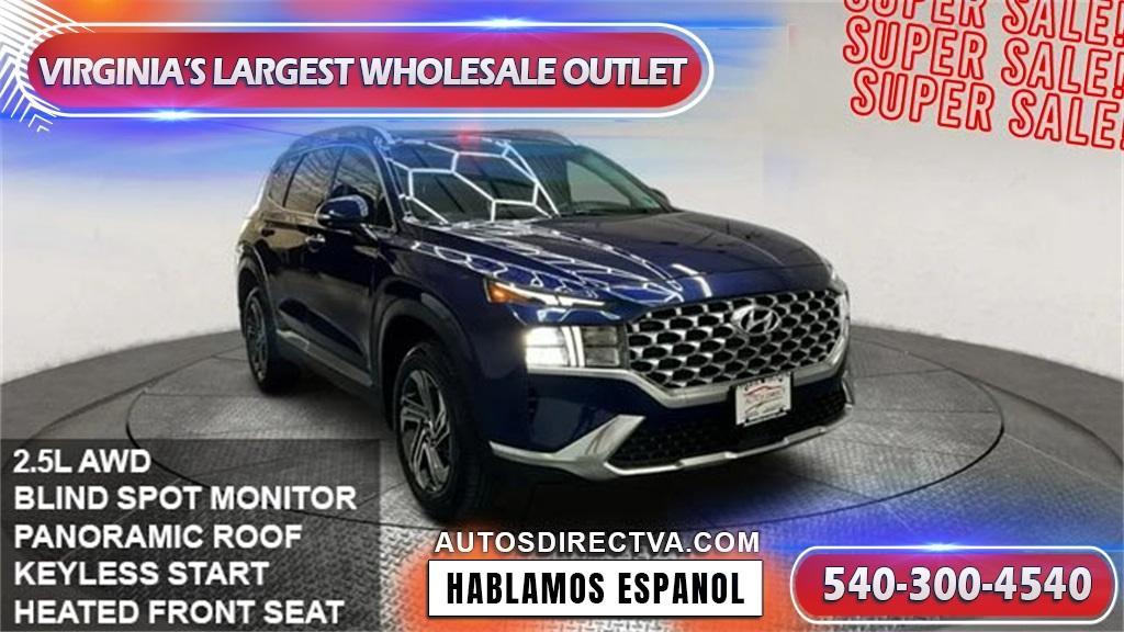 used 2022 Hyundai Santa Fe car, priced at $24,995