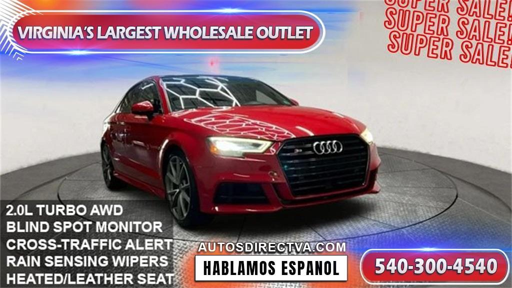 used 2018 Audi S3 car, priced at $25,495