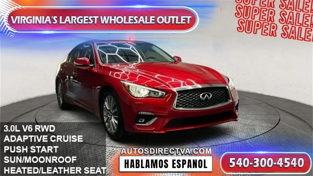 used 2023 INFINITI Q50 car, priced at $25,495