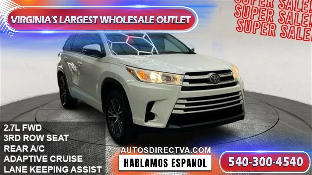 used 2017 Toyota Highlander car, priced at $15,995