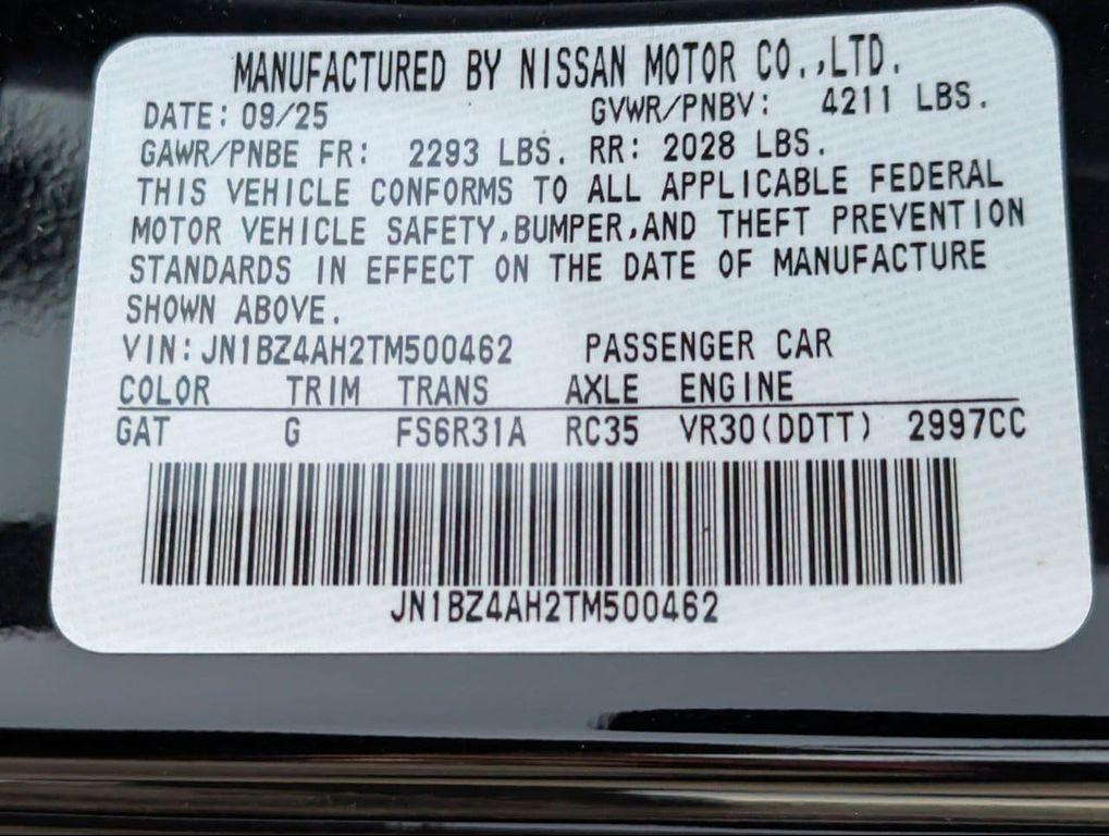 new 2026 Nissan Z car, priced at $42,547