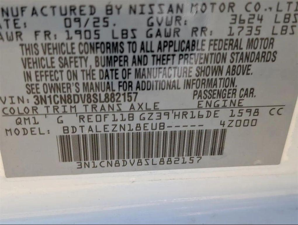 new 2025 Nissan Versa car, priced at $15,852