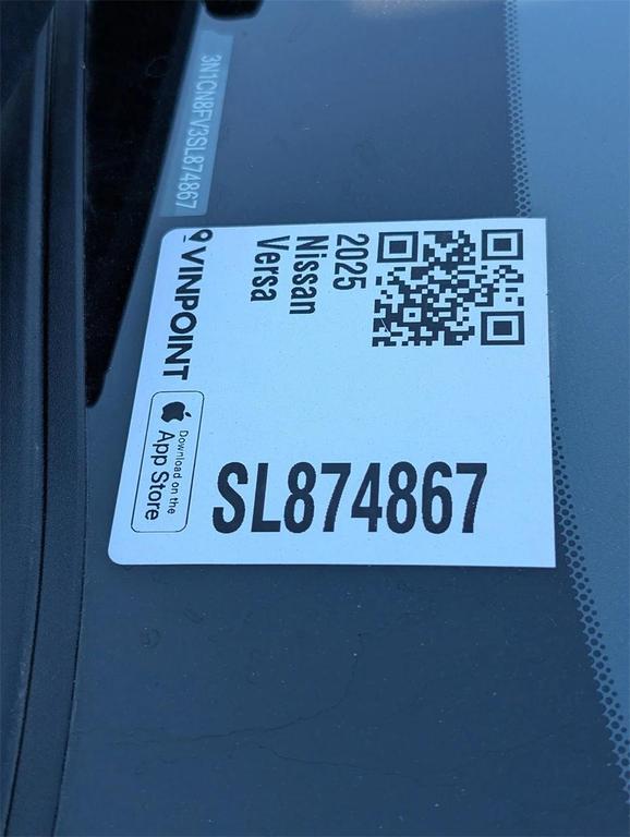 new 2025 Nissan Versa car, priced at $17,588